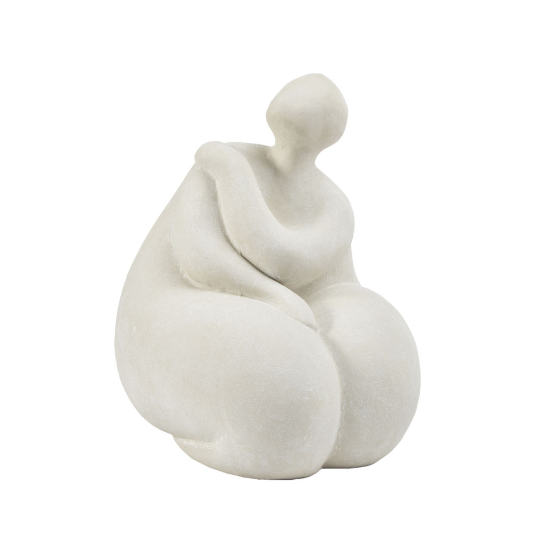 LIAN DECO FIGURE TERRACOTTA WHITE 29,2x25,8xH35,6c