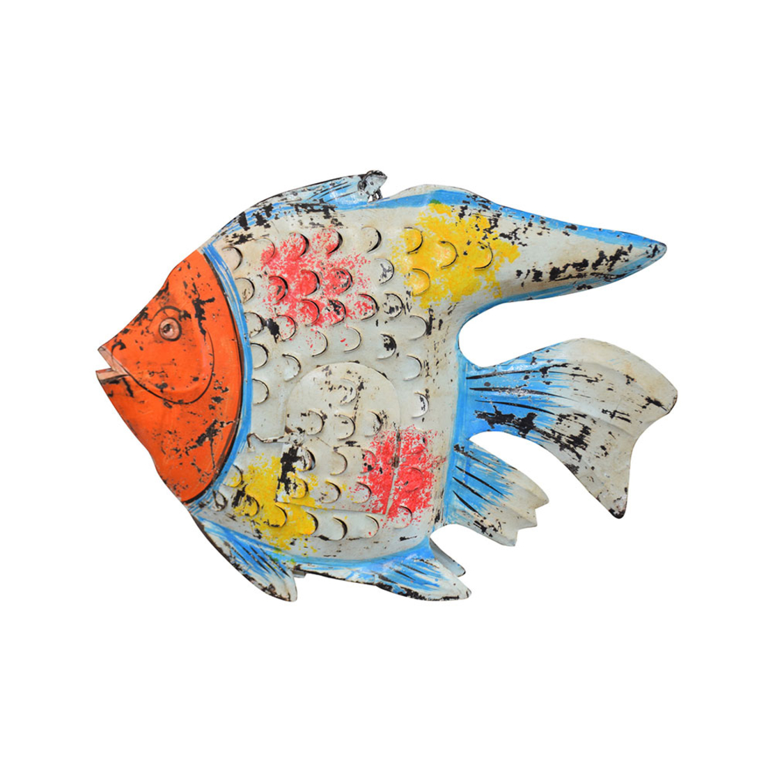 AQUA DECO FISH METAL MULTICOLOR 61x8xH46cm IN