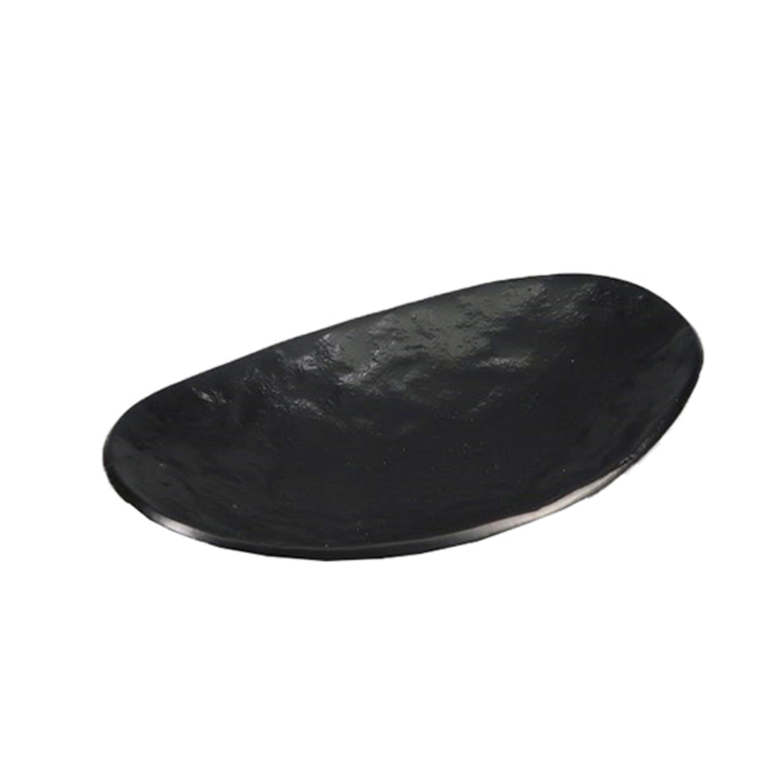 FREEFORM BOWL ALUMINIUM BLACK 19x12,5xH3,5cm IN