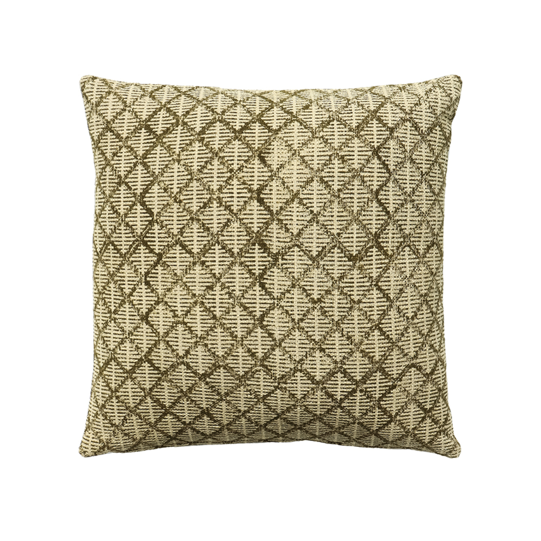 CALLISTE A DECOR CUSHION COTTON VISCOSE OLIVE GREE