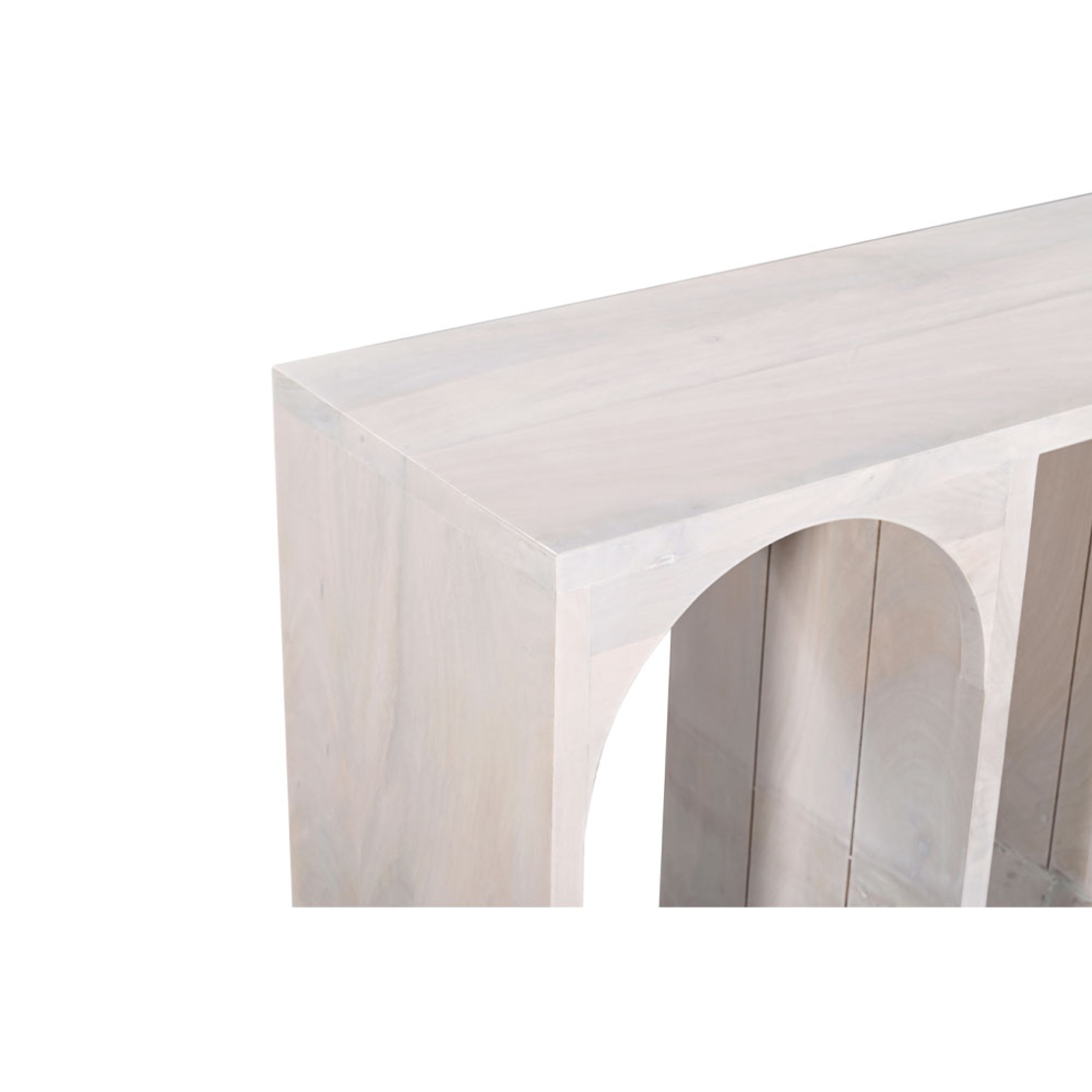 ARCH CONSOLE WOOD MANGO WHITE DECAPE 110x35xH77cm IN