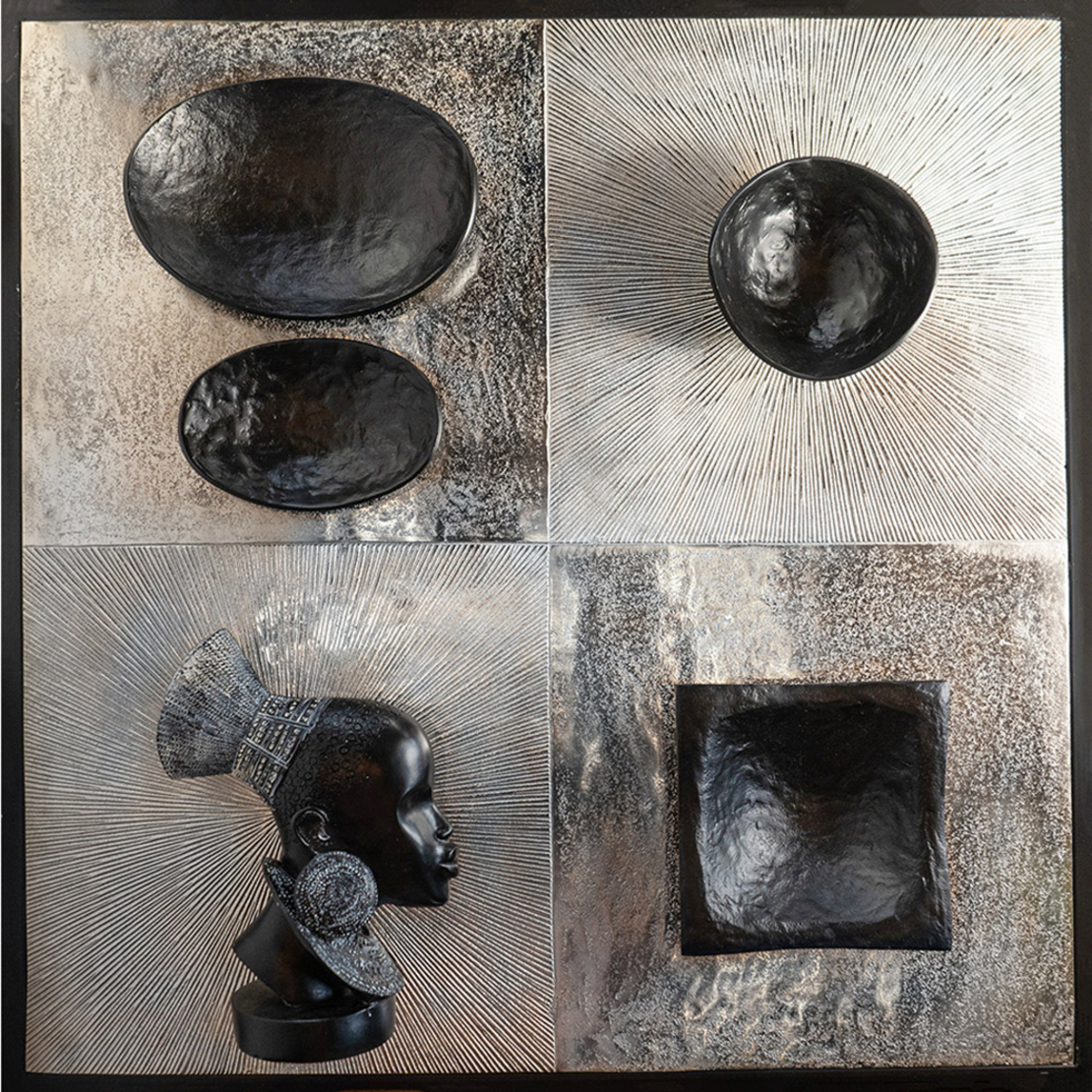 CURVE BOWL ALUMINIUM BLACK 16x15,5xH7,5cm IN