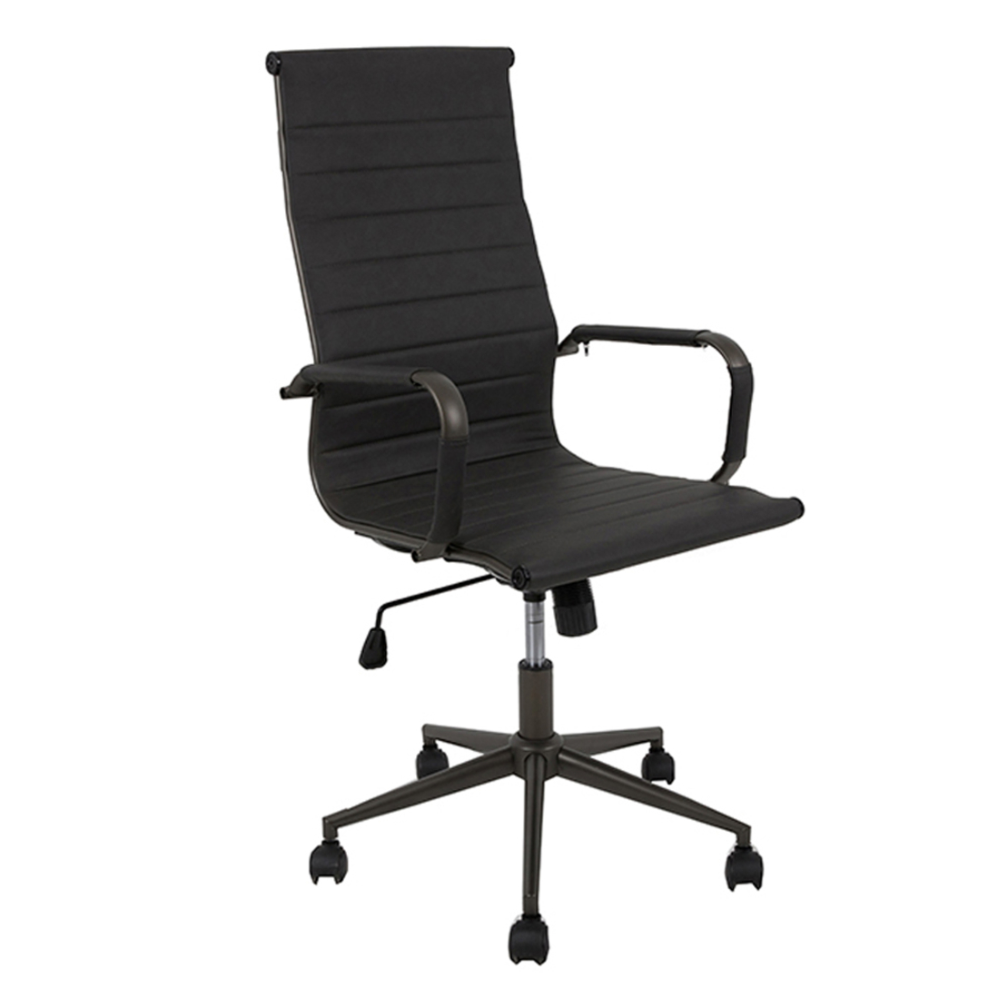 AVANT CHAIR DESK FABRIC ANTHRACITE BLACK 55,5x63xH118cm PRC