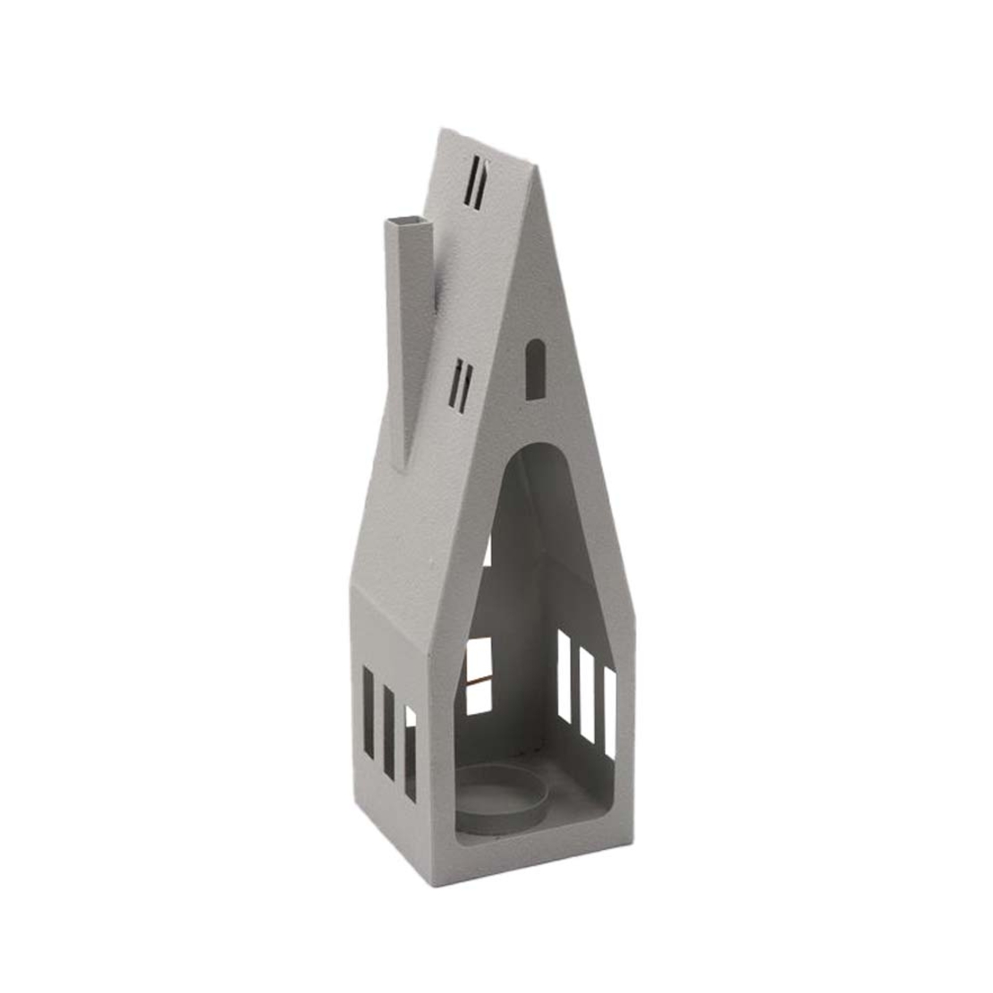 CASA CHRISTMAS DECORATION FOR CANDLE 9.8x9.3x30.5 METAL WHITE