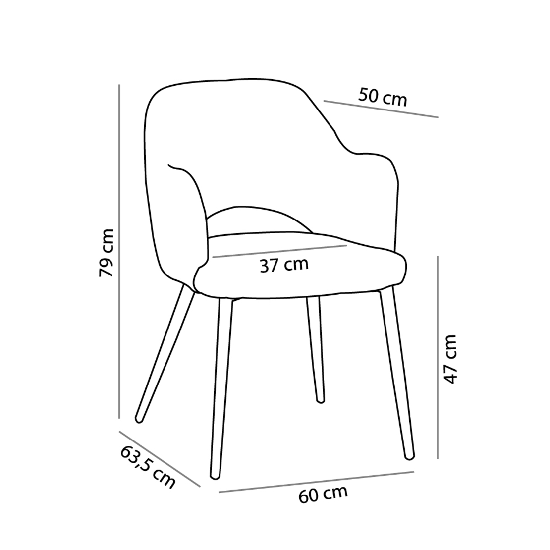 ASCOT CHAIR EASY CLEAN FABRIC GREEN METAL BLACK E1 PRC