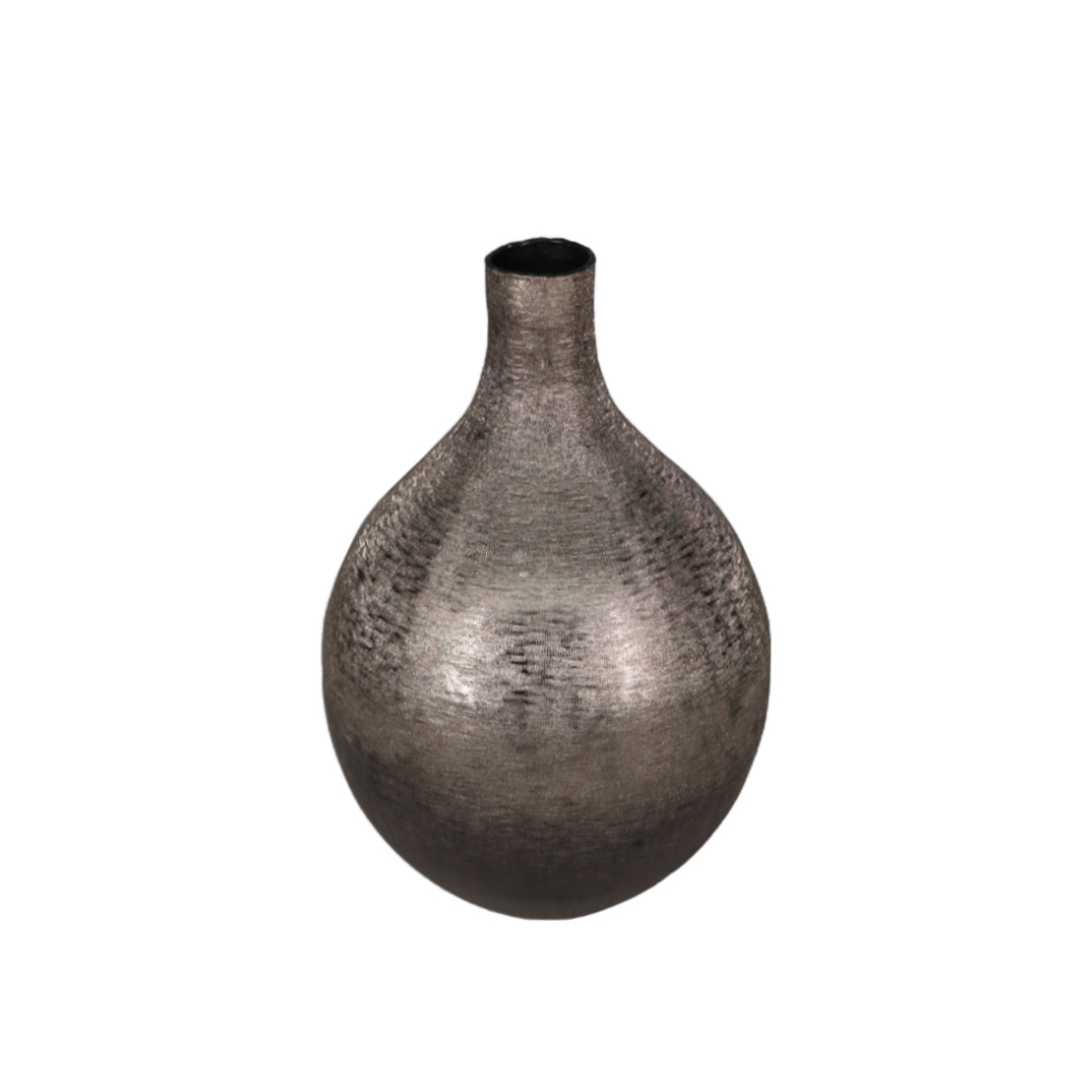 VERGE 1 VASE ALUMINIUM SMOKE BLACK D20,5xH28cm IN