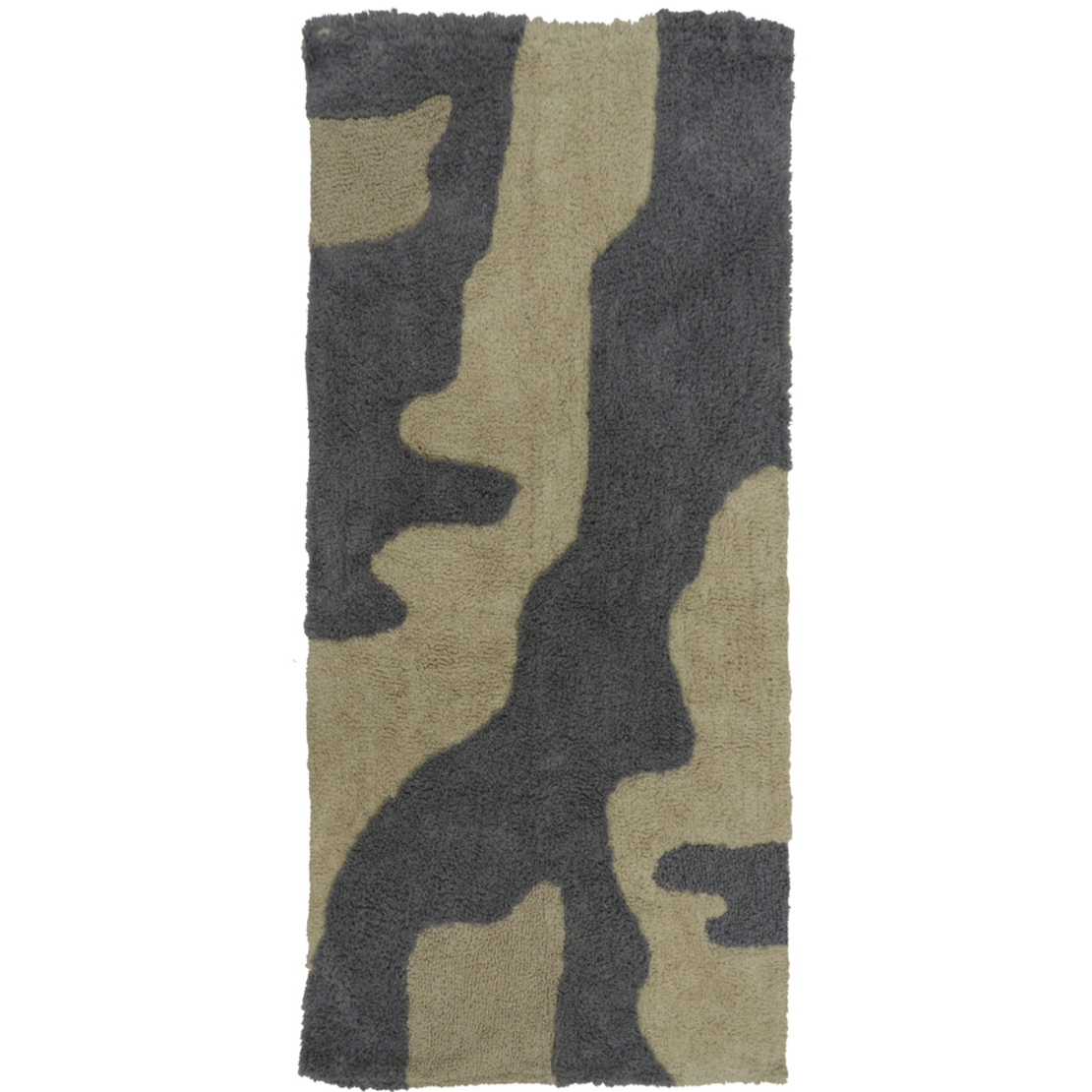 RIVER CARPET COTTON BEIGE GREY 70x150cm IN