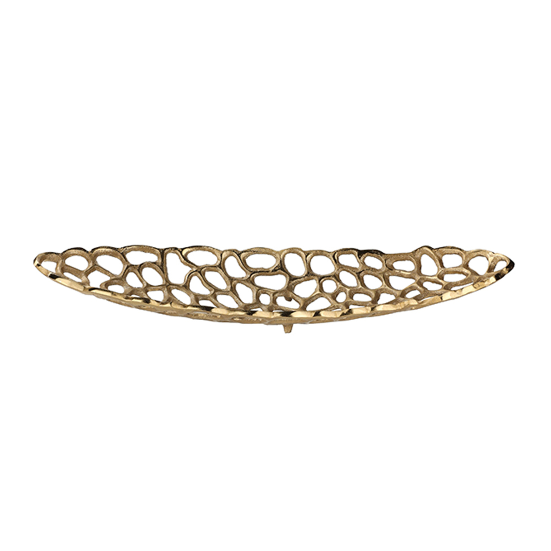 HONEY PLATTER ALUMINIUM GOLD 44x13xH6cm IN