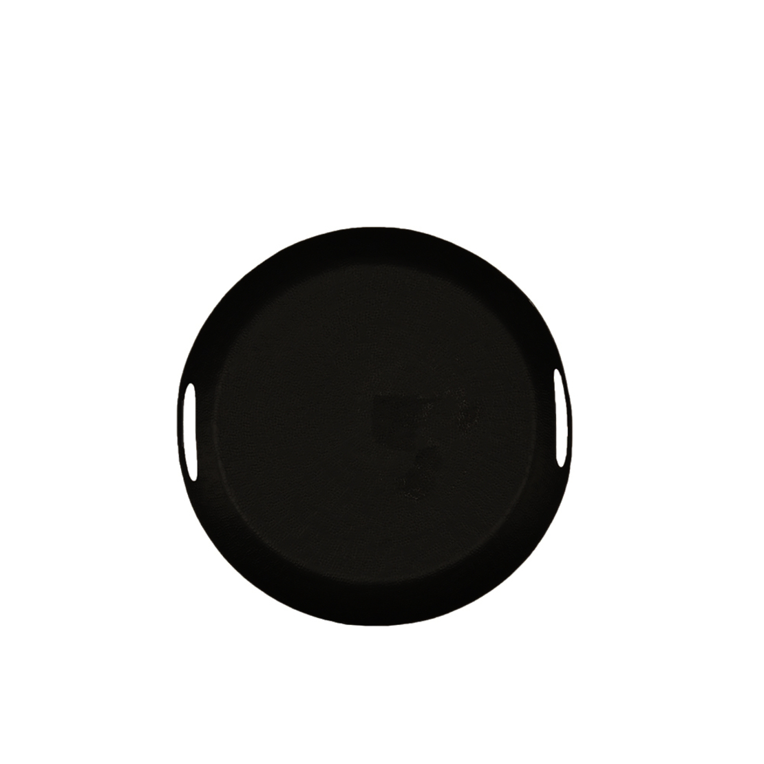 DAHLIA TRAY ALUMINIUM BLACK D40xH5,5cm IN