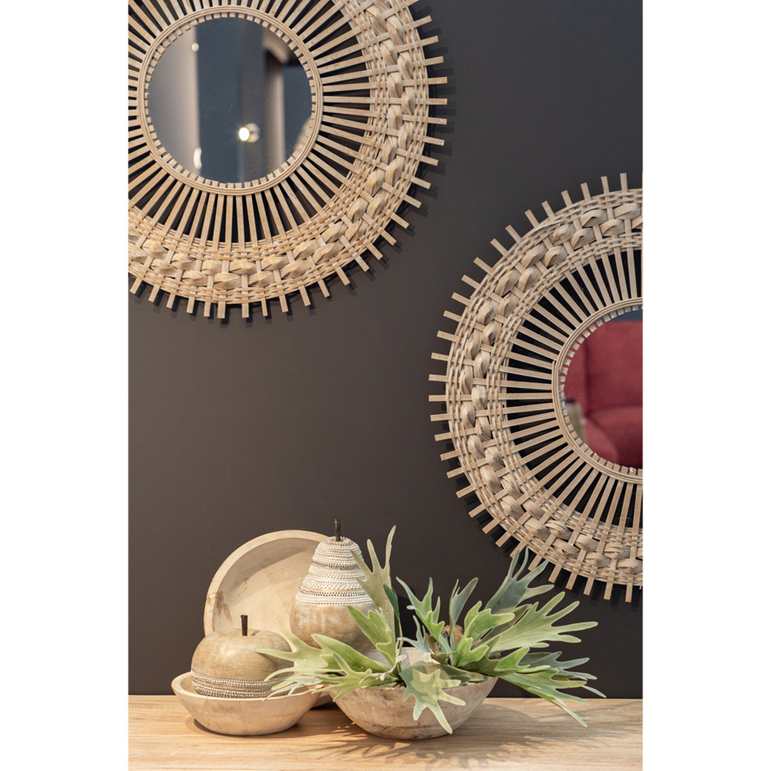 EXOTIC MIRROR WALL BAMBOO NATURAL 70x70x2,5cm PRC