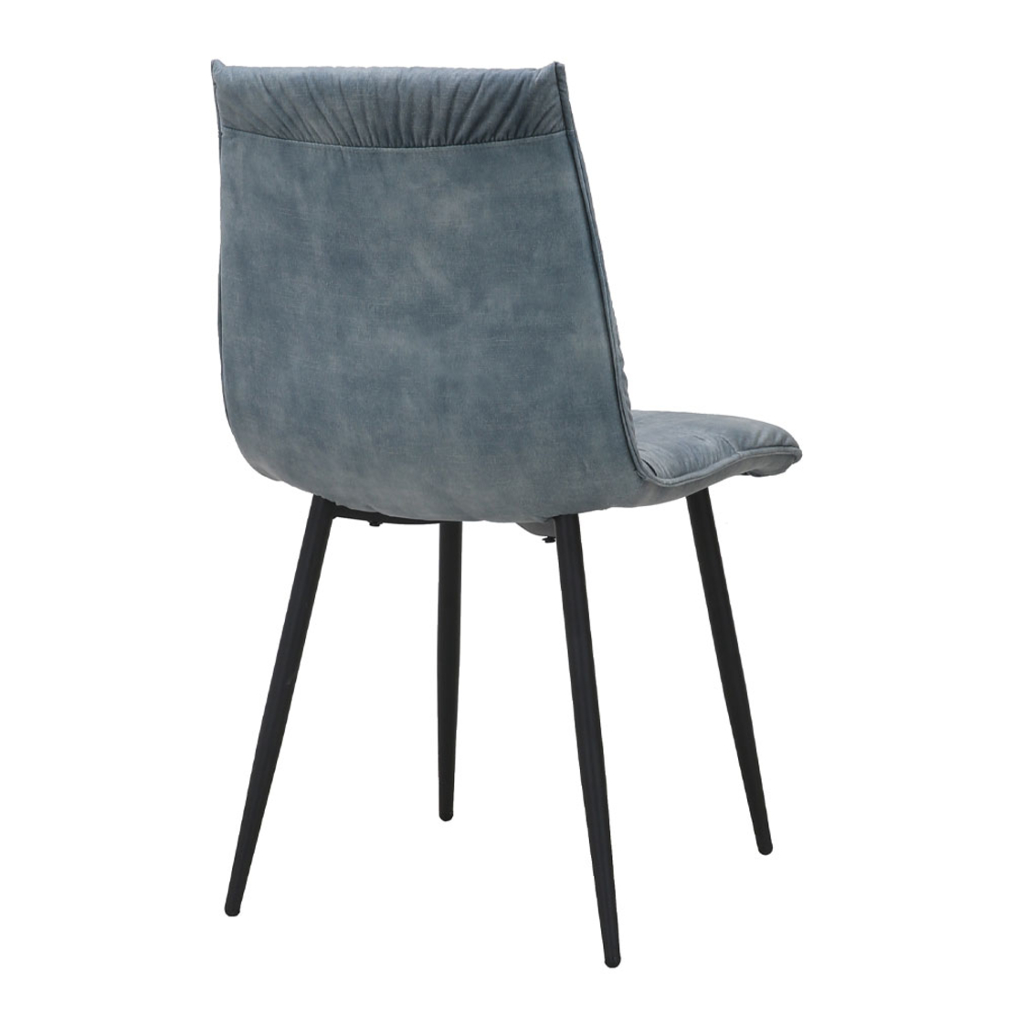 LINEA CHAIR FABRIC WATER GREEN METAL BLACK E1 PRC