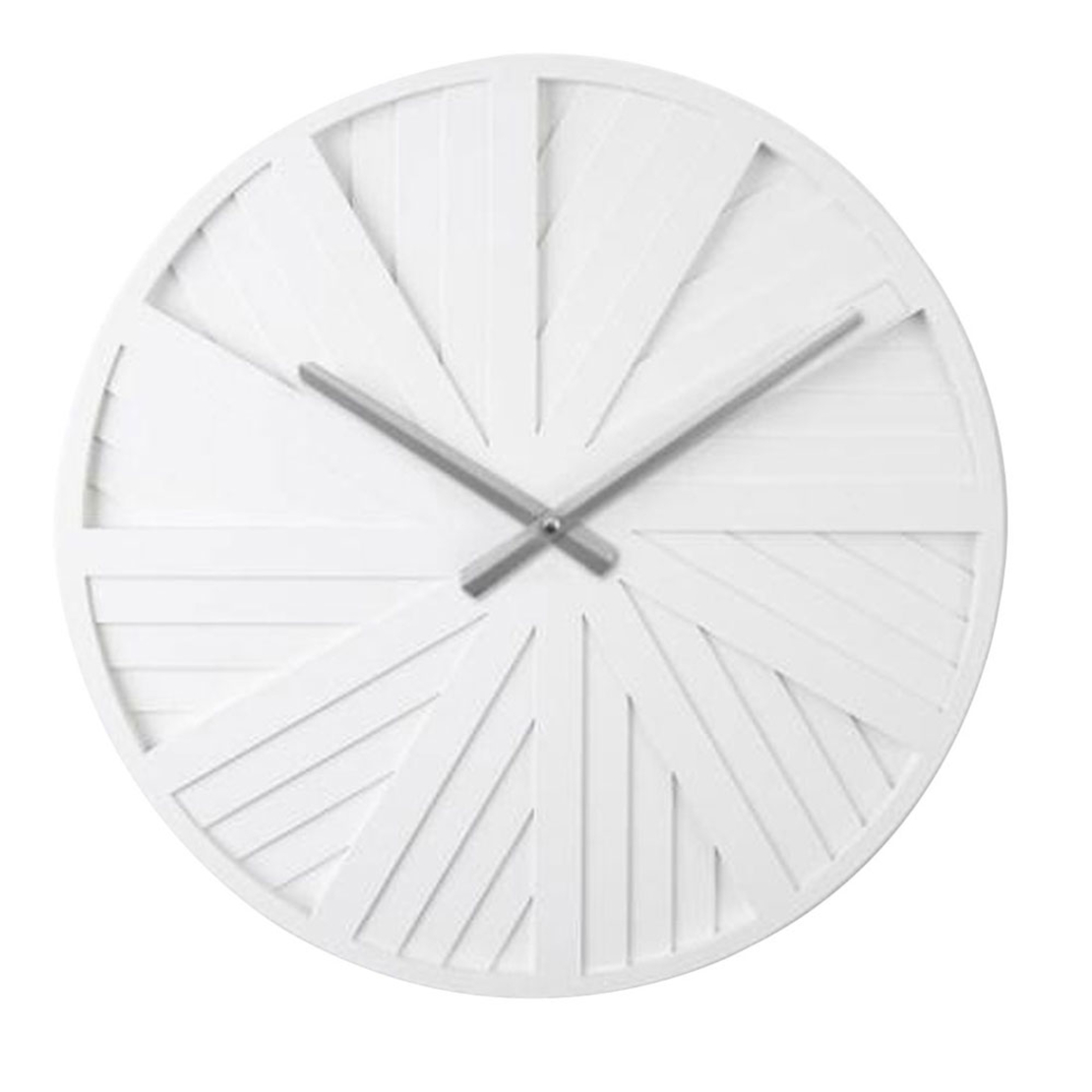 HAARLEM 2 CLOCK WALL MDF WHITE D50xH3.5cm PRC