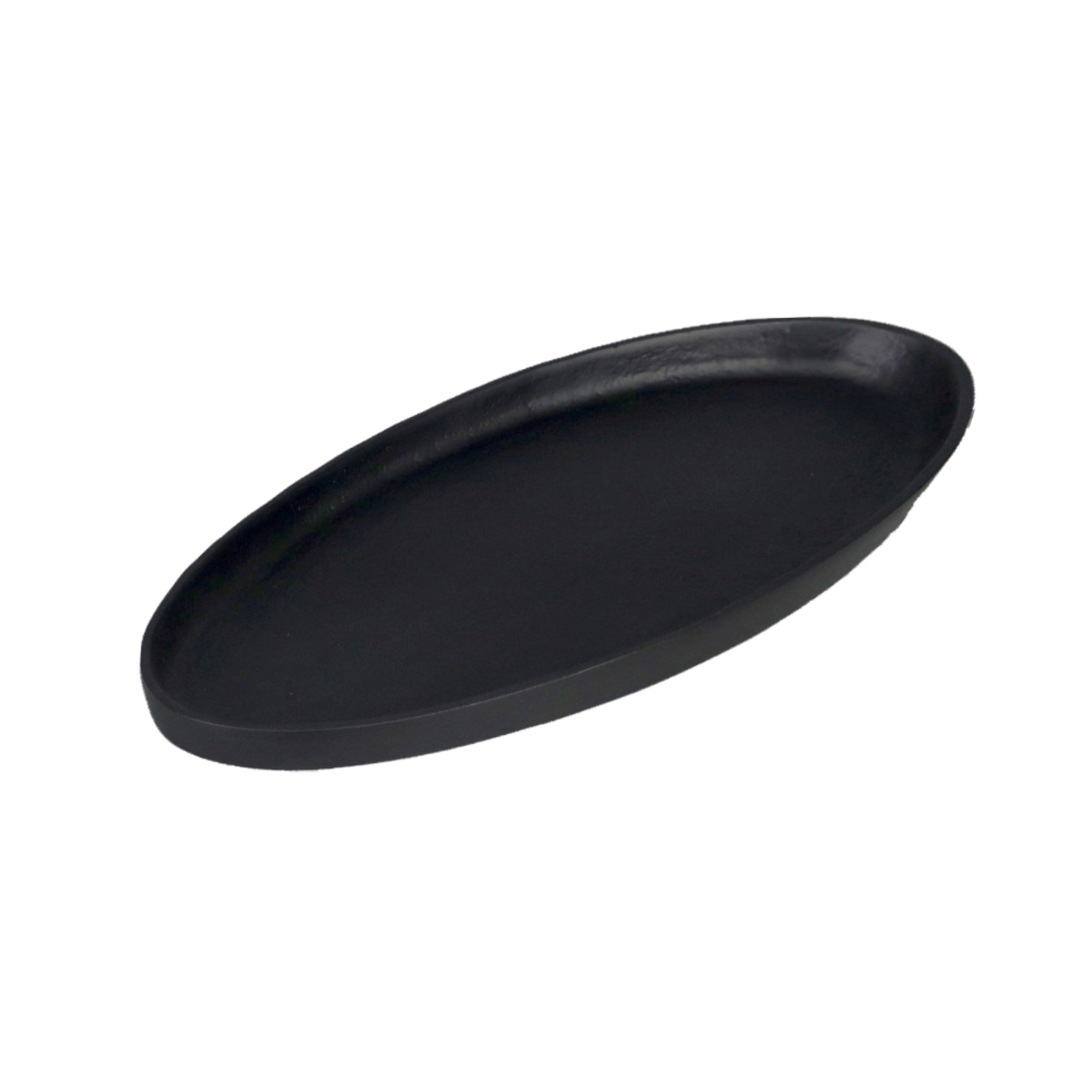NEDD TRAY ALUMINIUM BLACK MATTE 39x19xH2cm IN