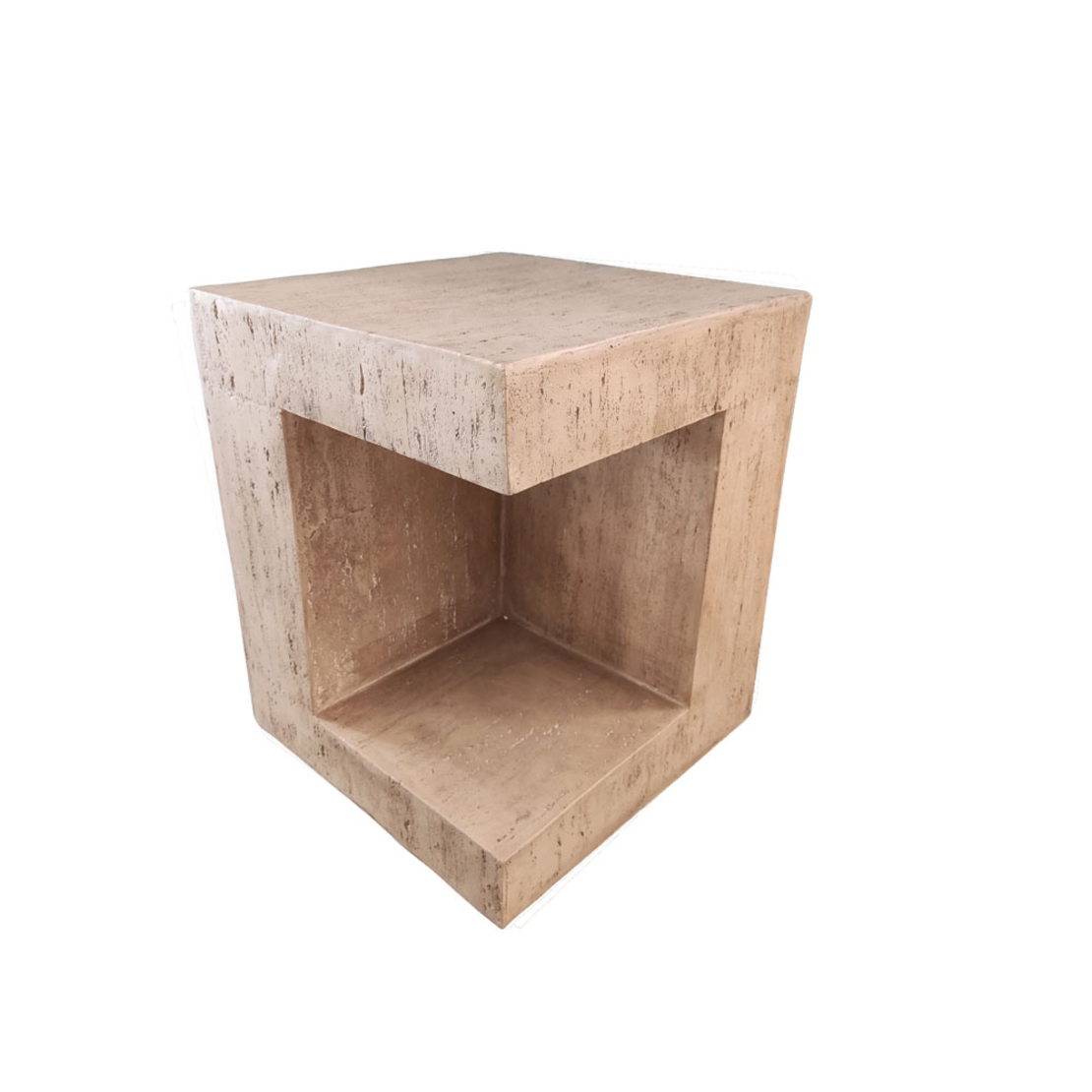 PYRAMIS SIDE TABLE MAGNESIUM OXIDE MgO BEIGE 38,5x