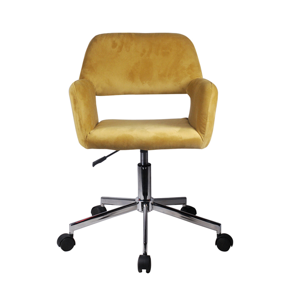 IDOLS CHAIR DESK FABRIC GOLD FINGER METAL 56,5x54,5xH88cm E1 PRC