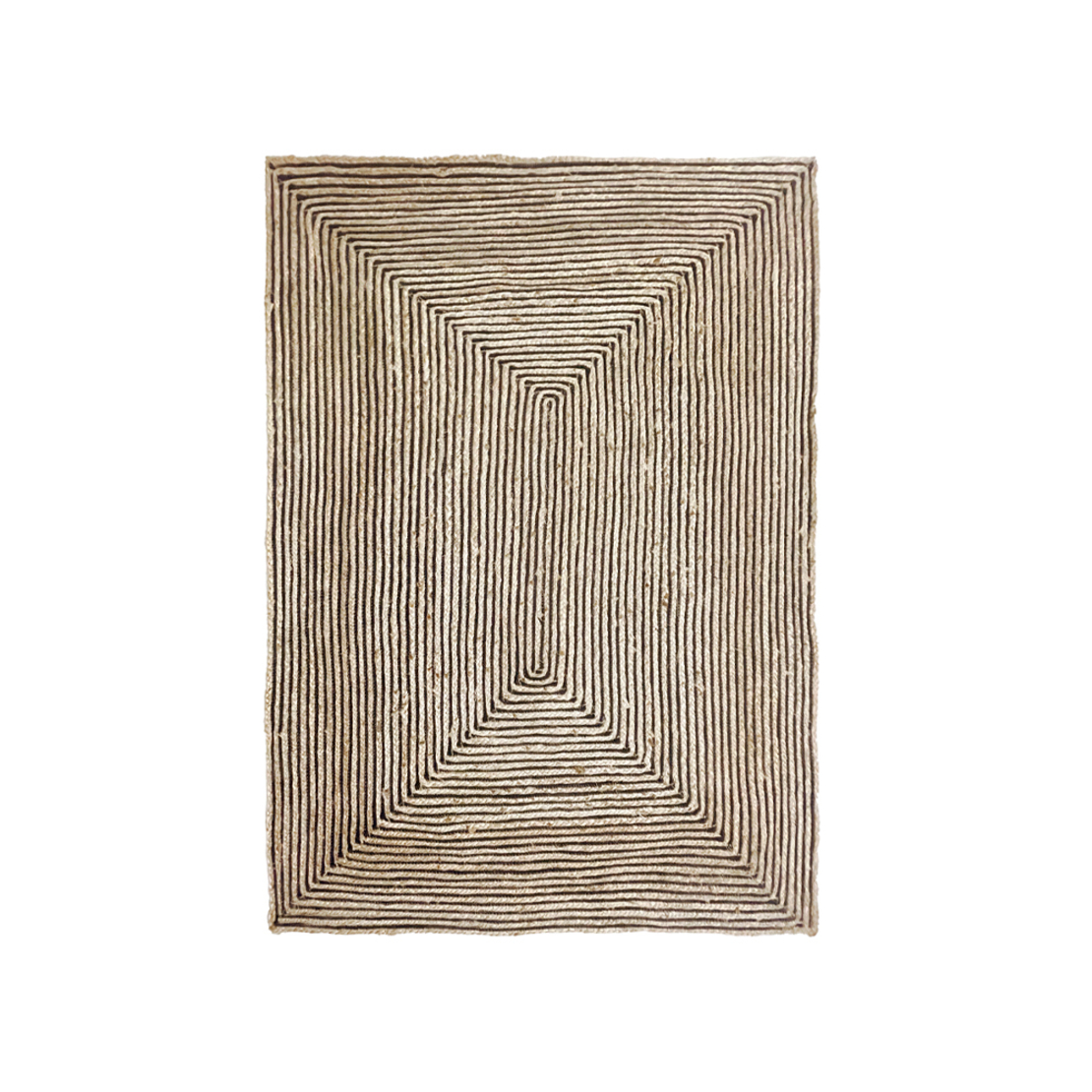 MAMBA CARPET JUTE NATURAL BLACK 140x210cm E1 IN