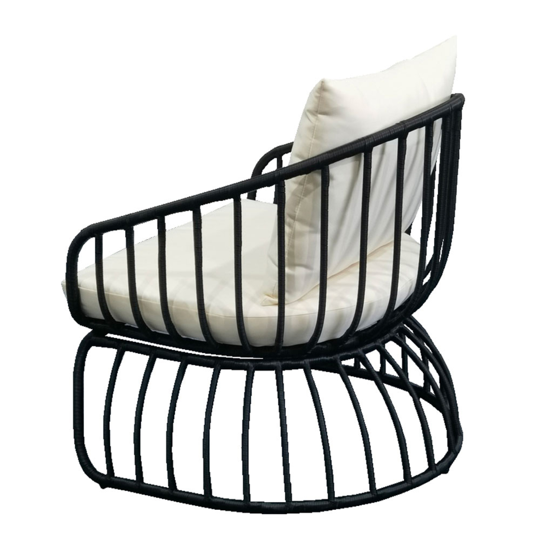 MISA ARMCHAIR RATTAN BLACK 78x85xH75cm PRC