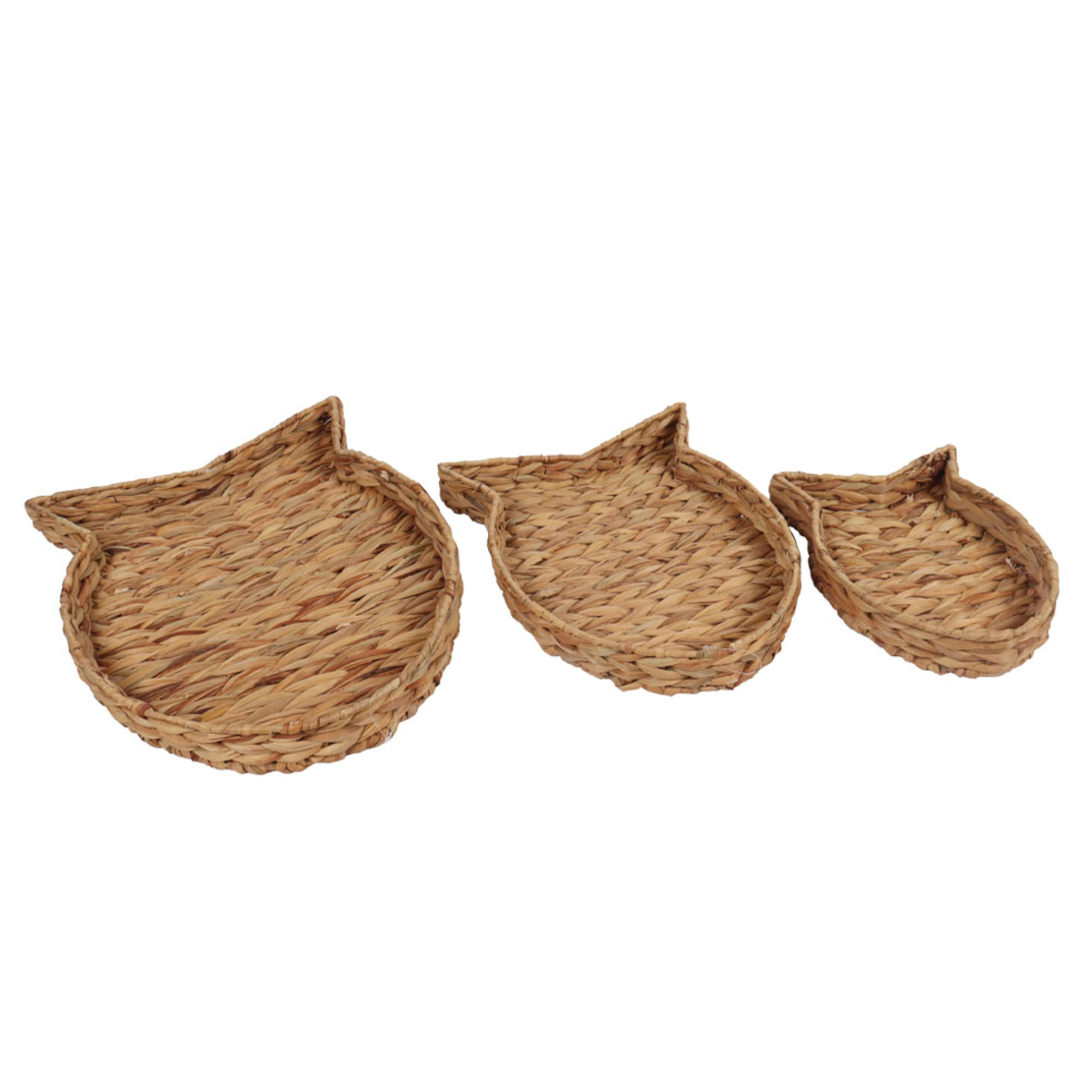 KEA TRAY SET 3PCS SEAGRASS NATURAL 50x38xH8cm PRC
