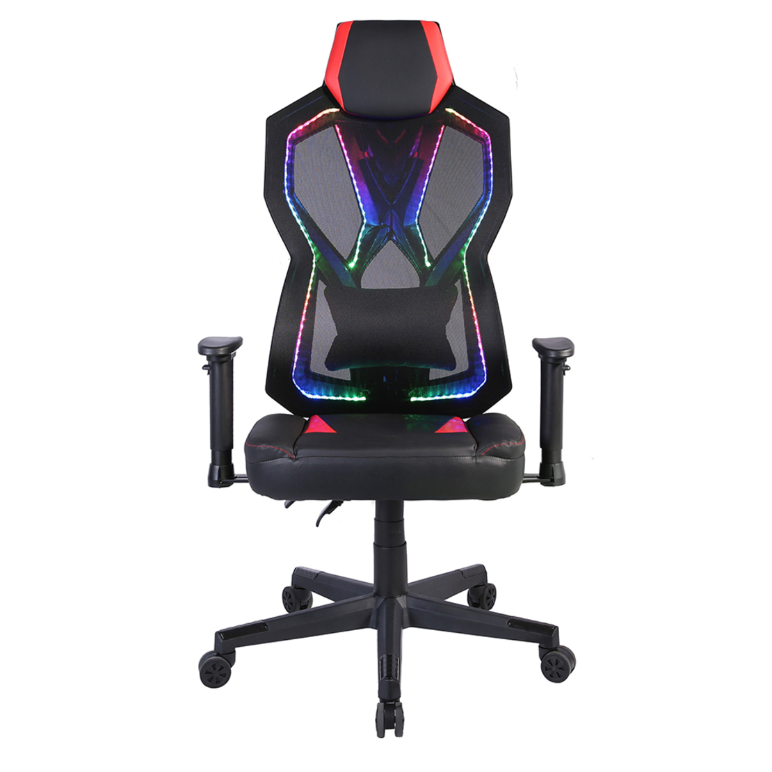 STORM GAMING CHAIR DESK FABRIC BLACK NYLON RED PP 50x73xH135cm PRC