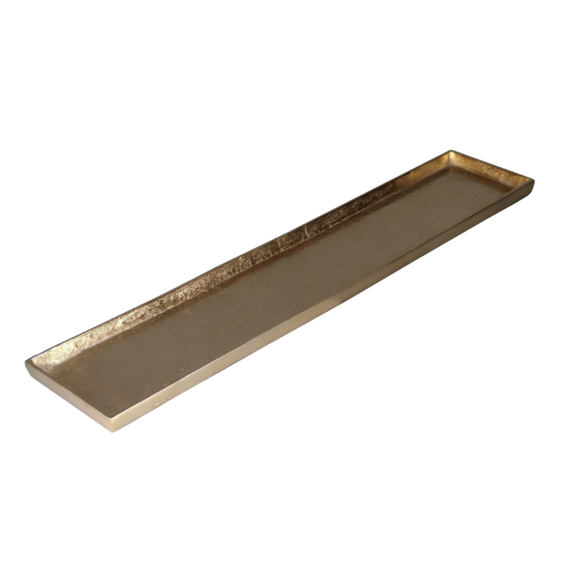 WARDA TRAY ALUMINIUM GOLD 88x18xH3cm IN