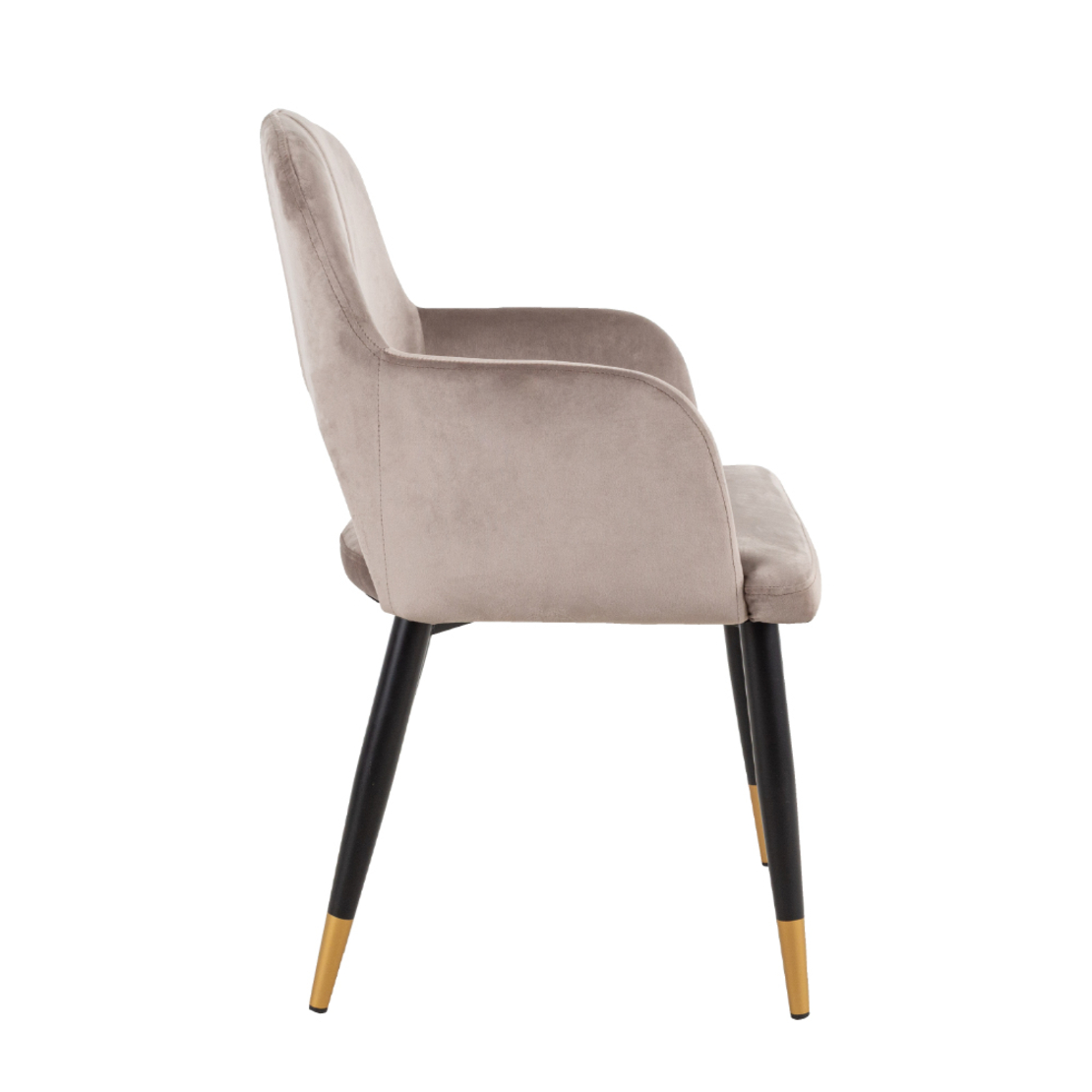GALA 2 CHAIR FABRIC BEIGE METAL BLACK E1 PRC