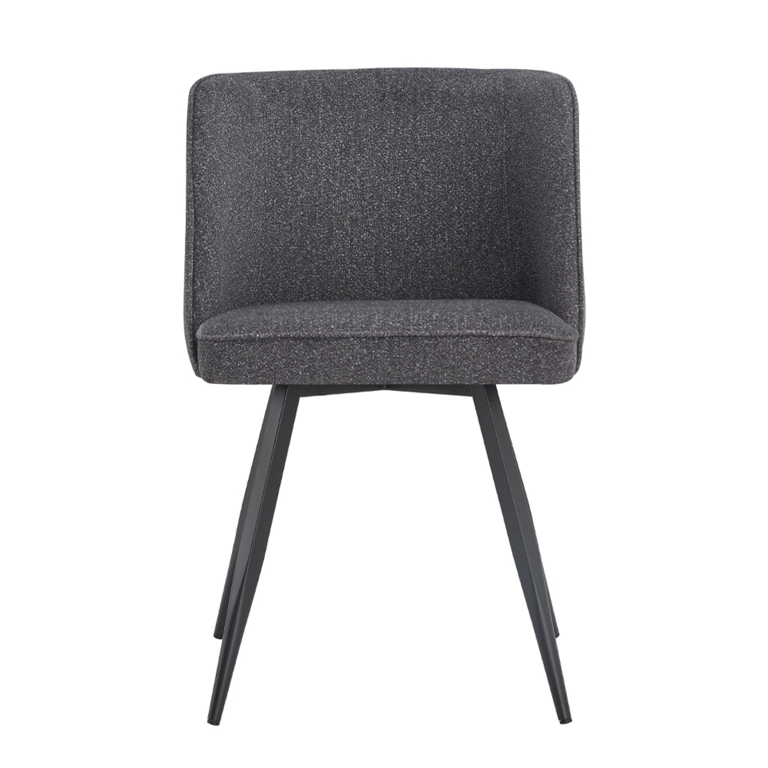 ZOLA CHAIR FABRIC ANTHRACITE METAL BLACK E1 PRC