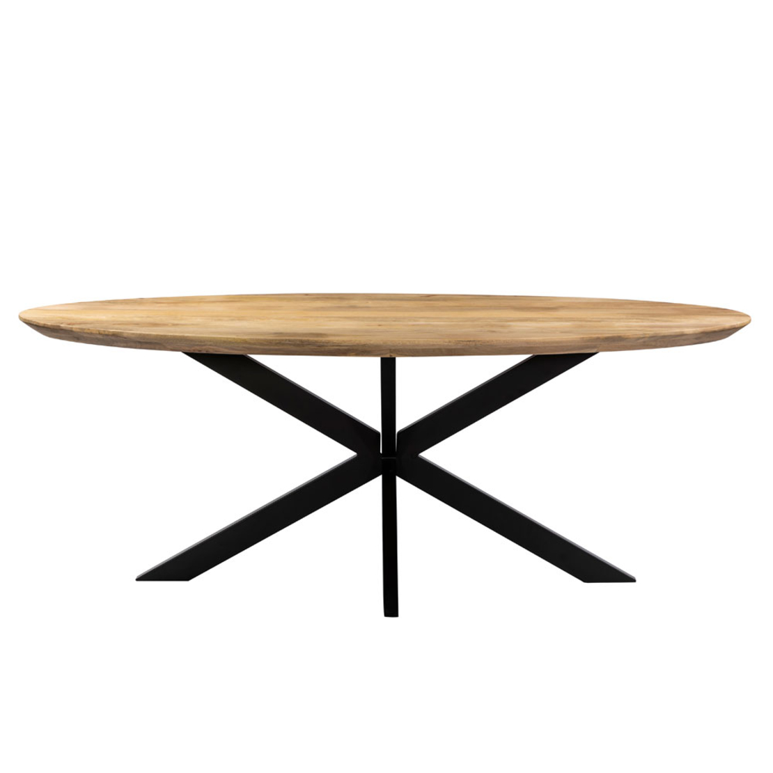 SKORPIO TABLE WOOD MANGO WALNUT METAL BLACK IN