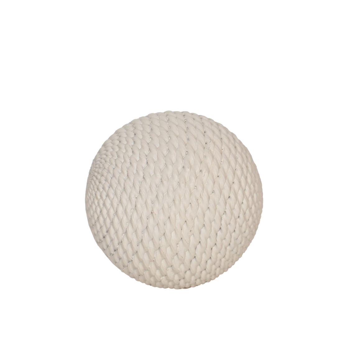 AMELIA DECO BALL RESIN BEIGE 12x12xH12cm PRC