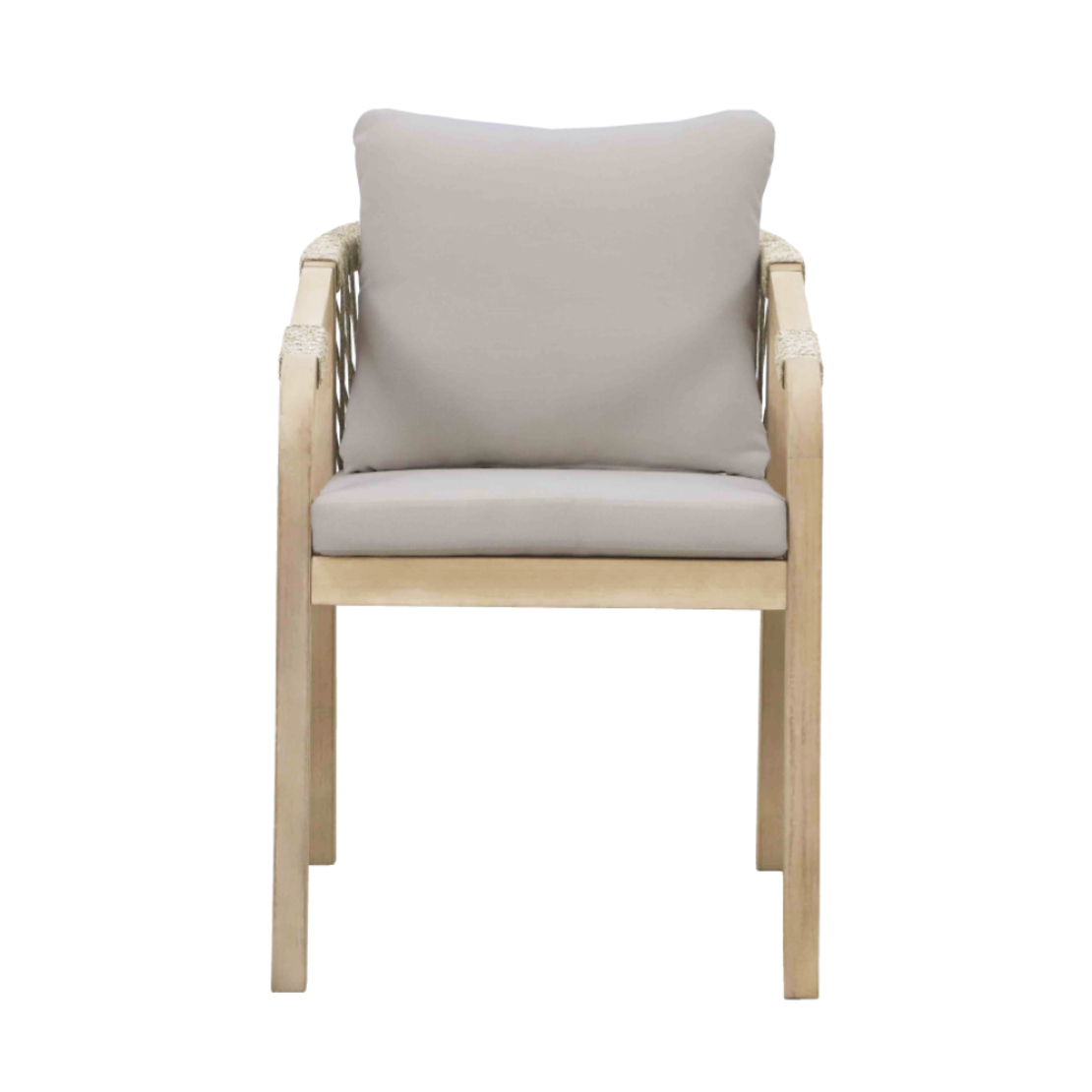 TERRAZZO CHAIR WOOD ACACIA BEIGE 66x55xH75cm VN