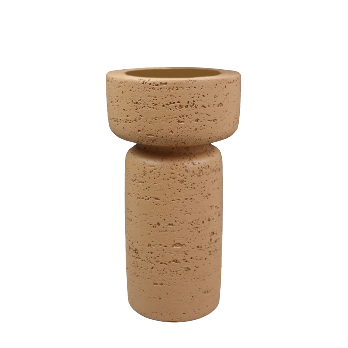 INGER CANDLE HOLDER POLYRESIN TERRACOTTA 11x11xH20