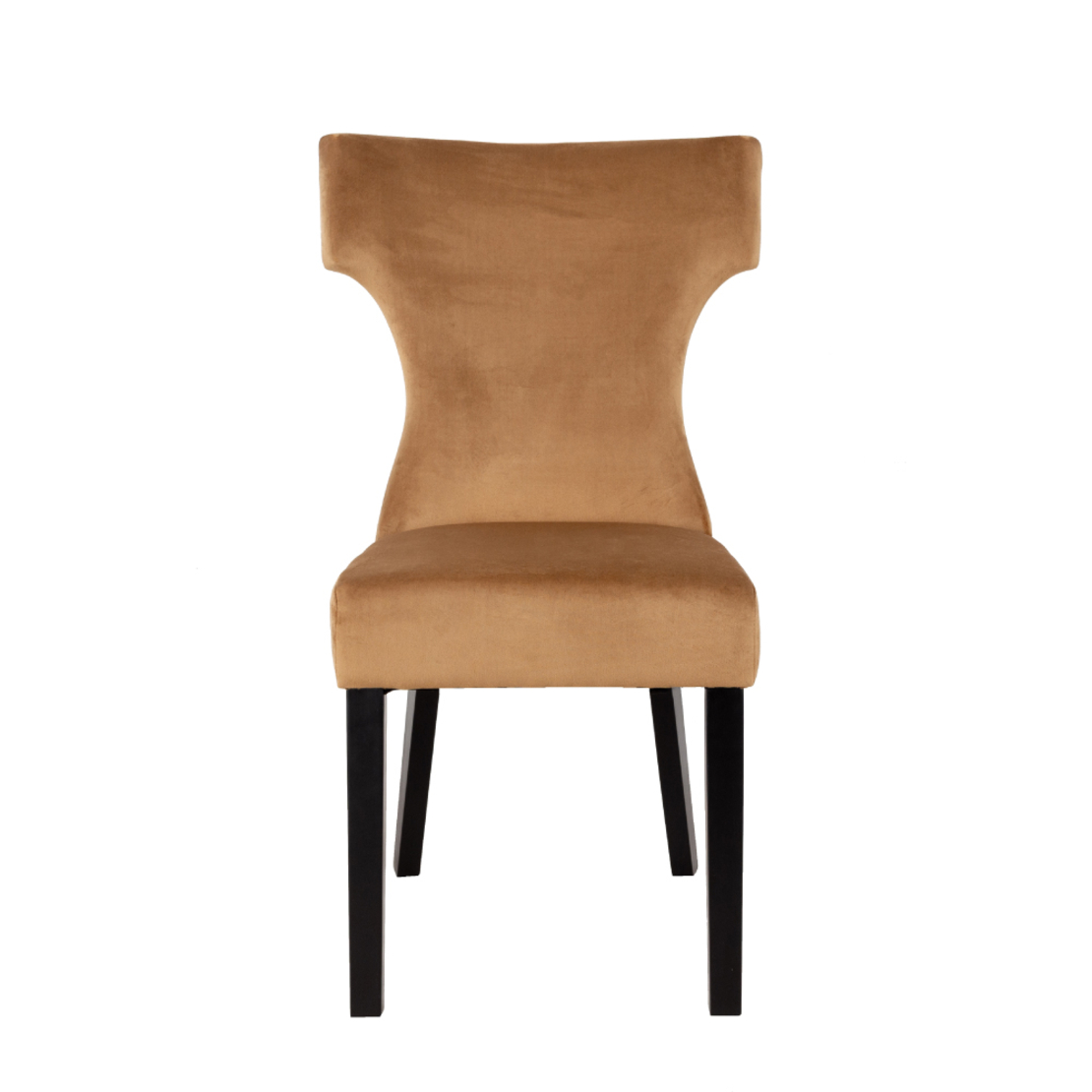 TORRO CHAIR FABRIC GOLD WOOD BLACK E1 PRC