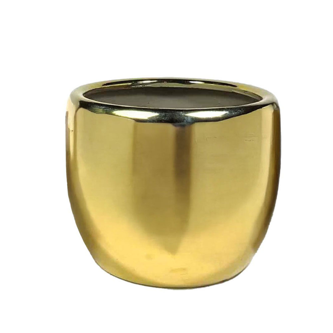 ORO VASE 28x28x24 CERAMIC GOLD