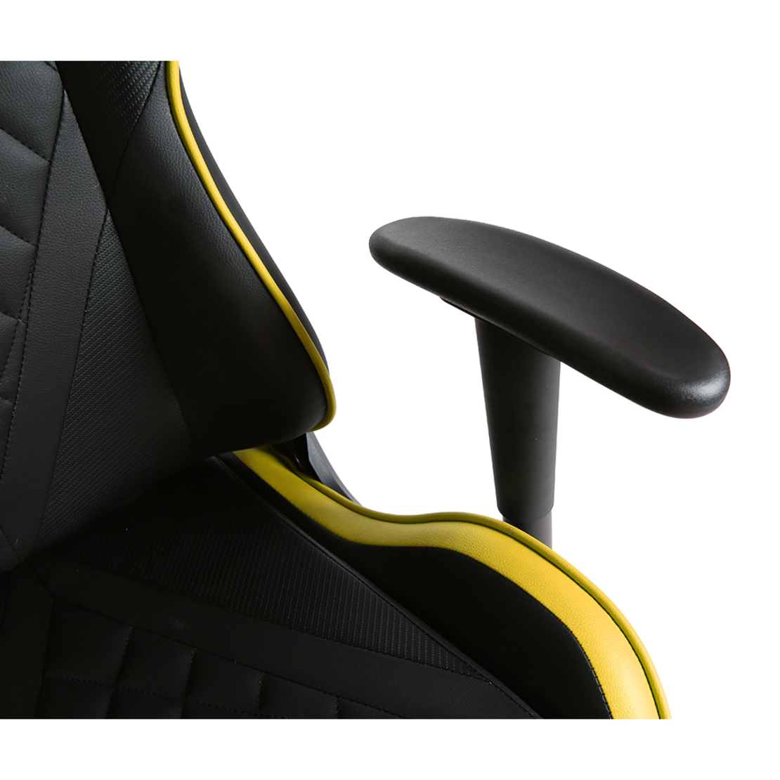 RANGER GAMING CHAIR DESK FABRIC BLACK NYLON YELLOW METAL 52x74xH138cm PRC
