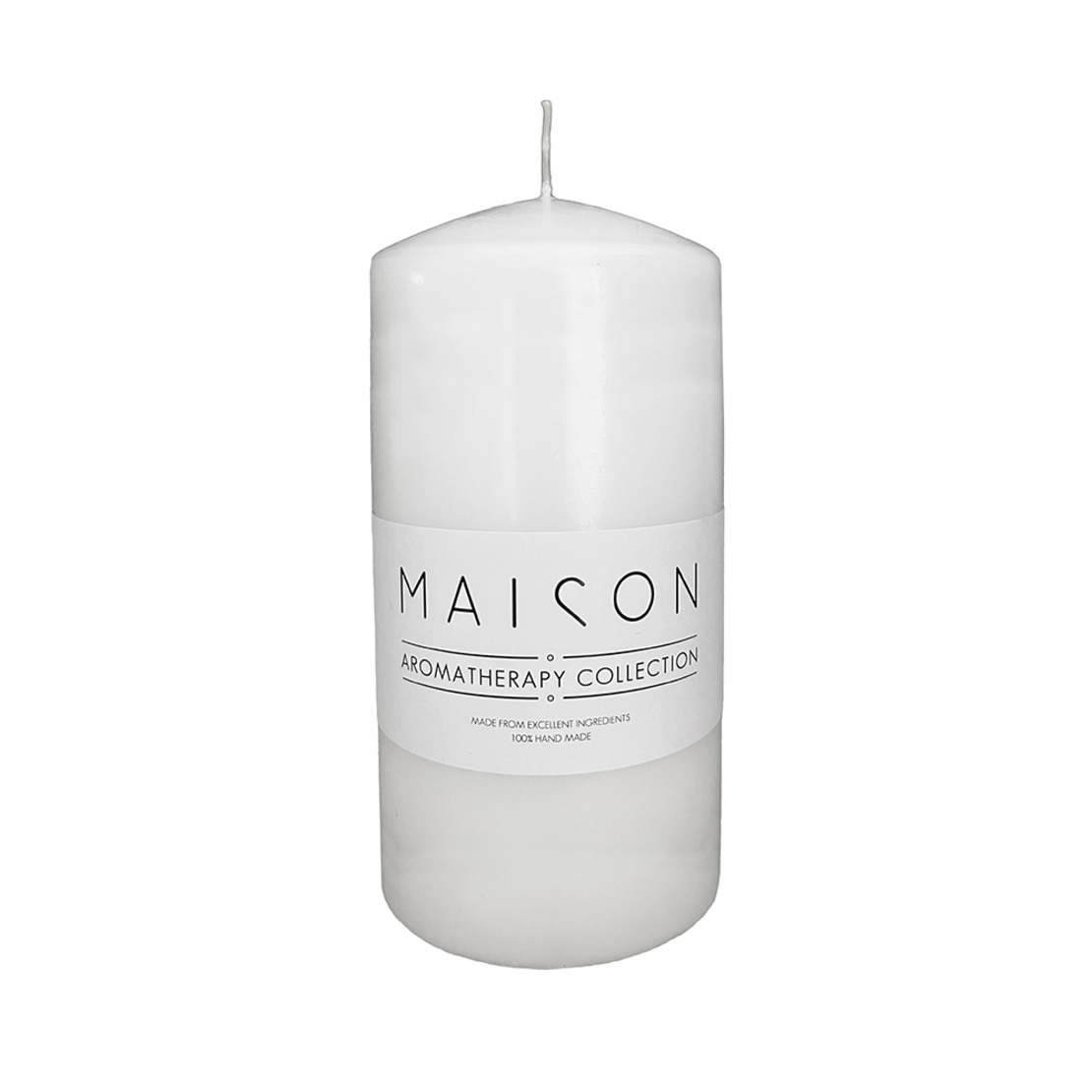 POUDRE B CANDLE SCENTED CANDLE WHITE D7xH14cm GR