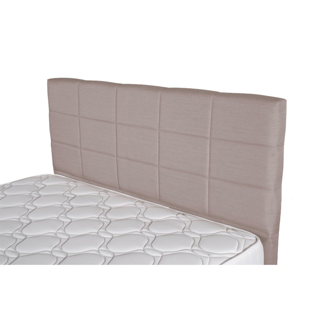 DEAL SET BED WITH STORAGE AND MATTRESS FABRIC BEIGE E1 TR