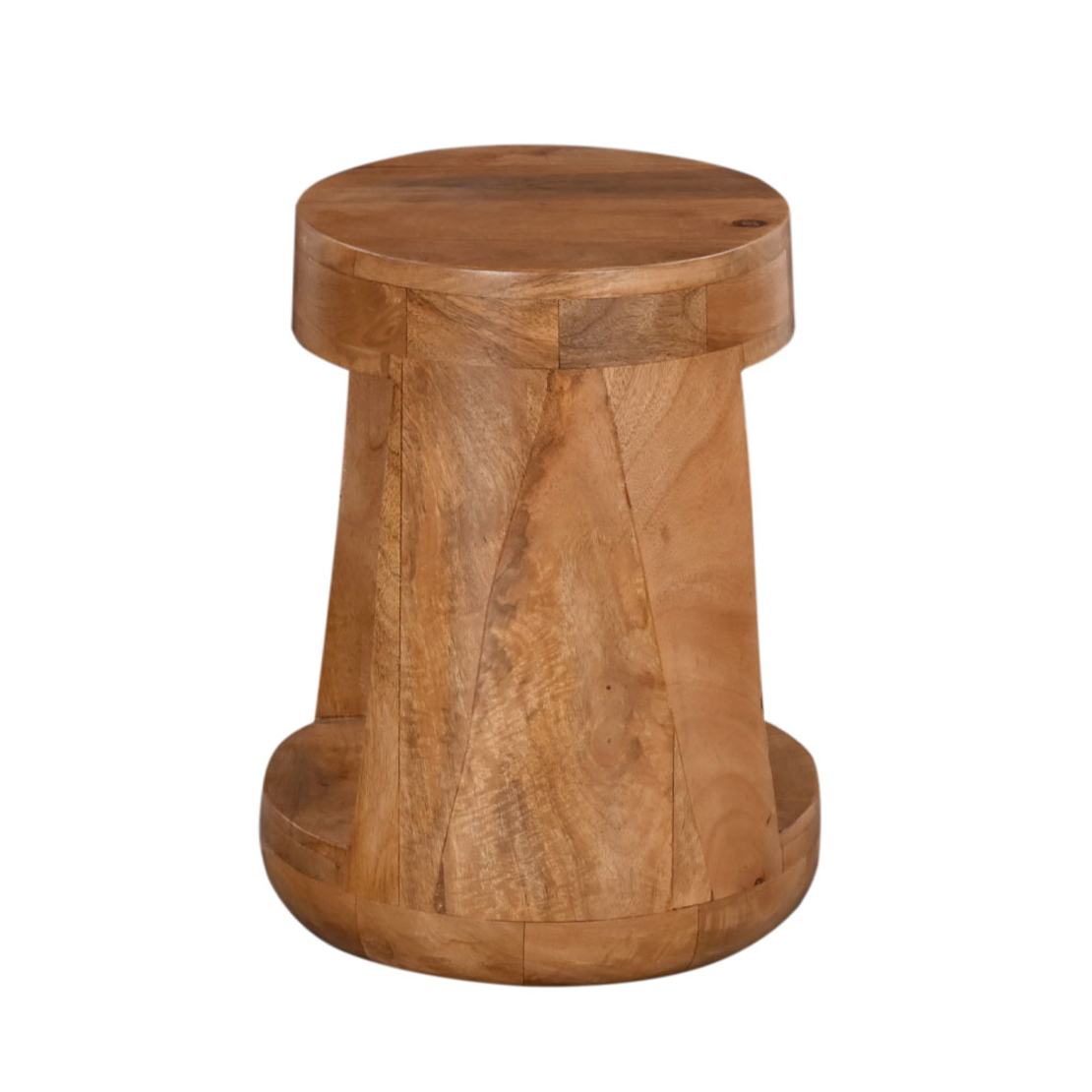 GATE SIDE TABLE WOOD MANGO NATURAL 34x34xH46cm IN