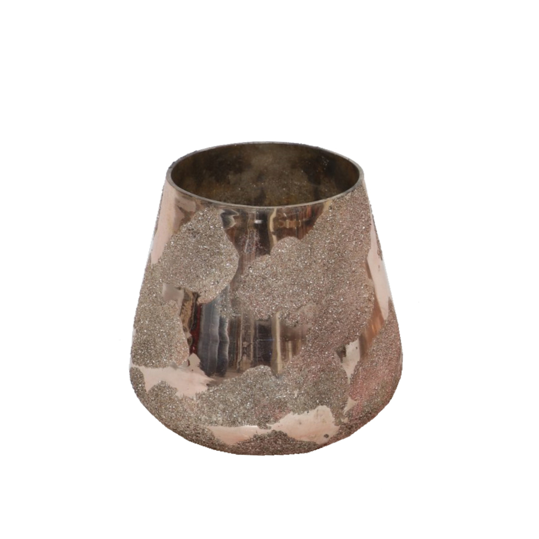ALKE BASE FOR CANDLE GLASS GOLD D15xH15cm IN