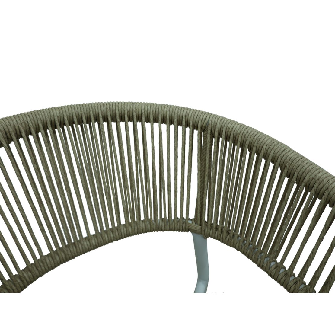 BREEZE CHAIR ALUMINIUM WHITE NATURAL 56x60x78 PRC