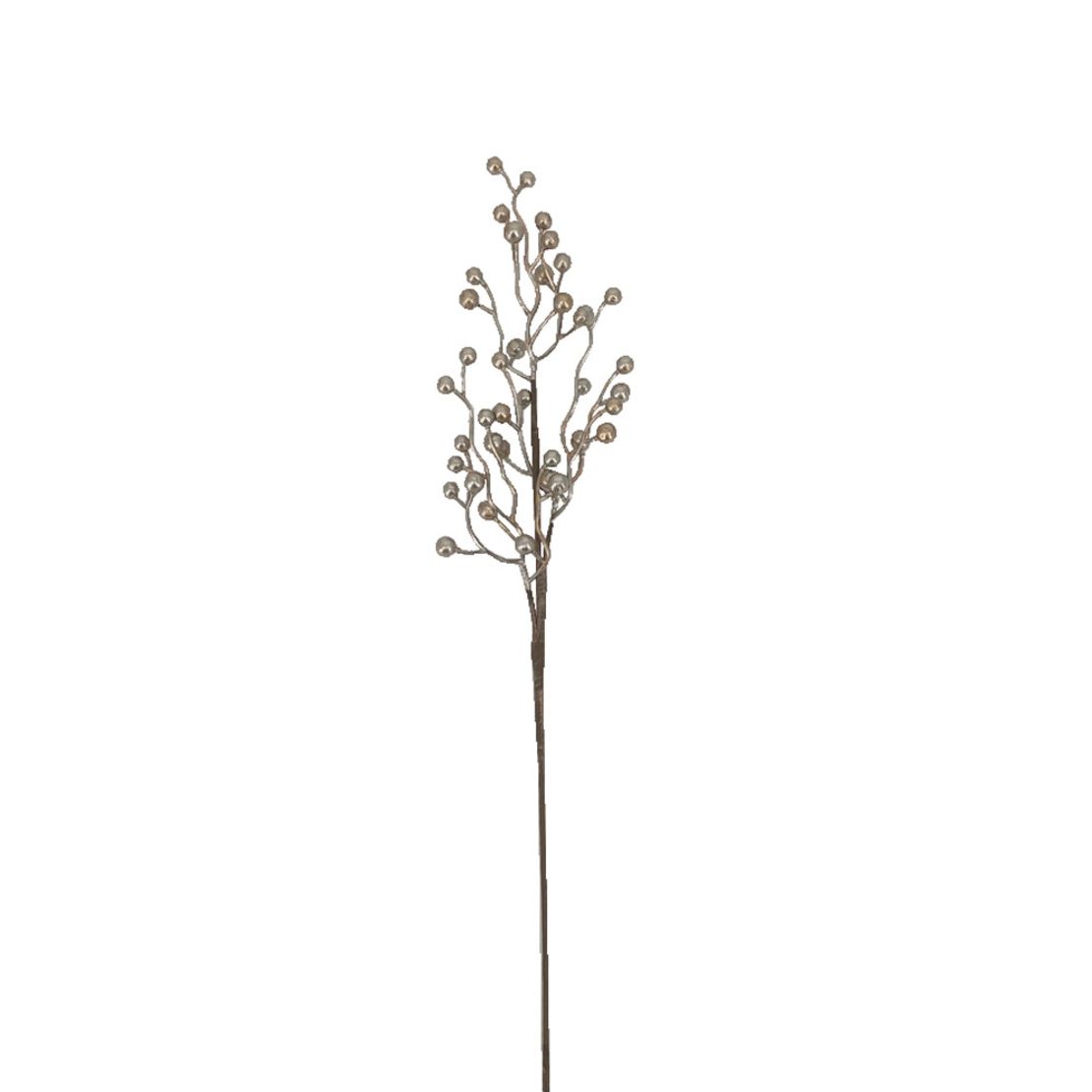 XMAS SILVER BERRY 52 CHAMPAGNE H52cm PRC