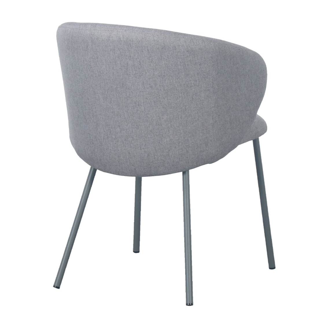 KIRA CHAIR FABRIC GREY LIGHT METAL GREY DARK E1 PRC