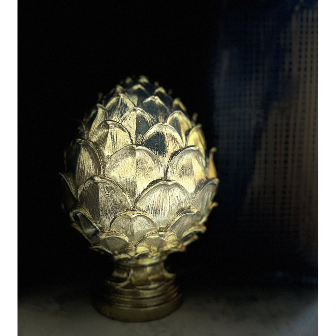 GOLDEN PINUS DECO POLYRESIN GOLD D16xH25cm PRC