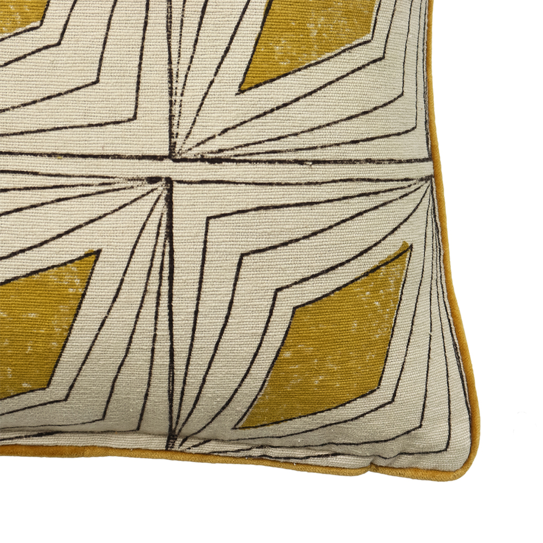 SAMOAN A DECOR CUSHION COTTON VISCOSE BEIGE DIJON
