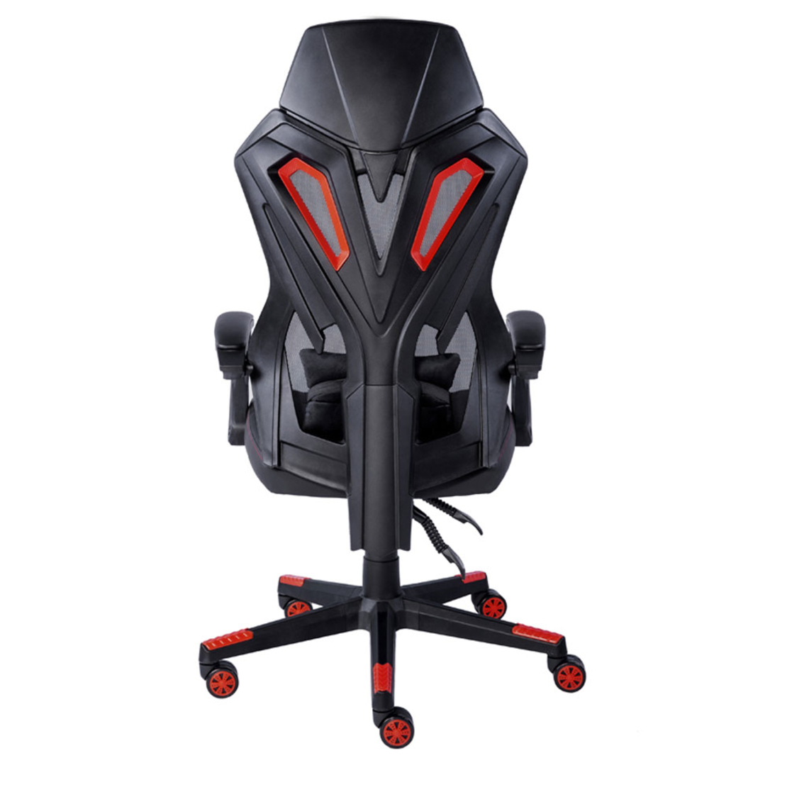 OUTRIDER GAMING CHAIR DESK FABRIC BLACK NYLON RED PP 50x74xH128cm PRC