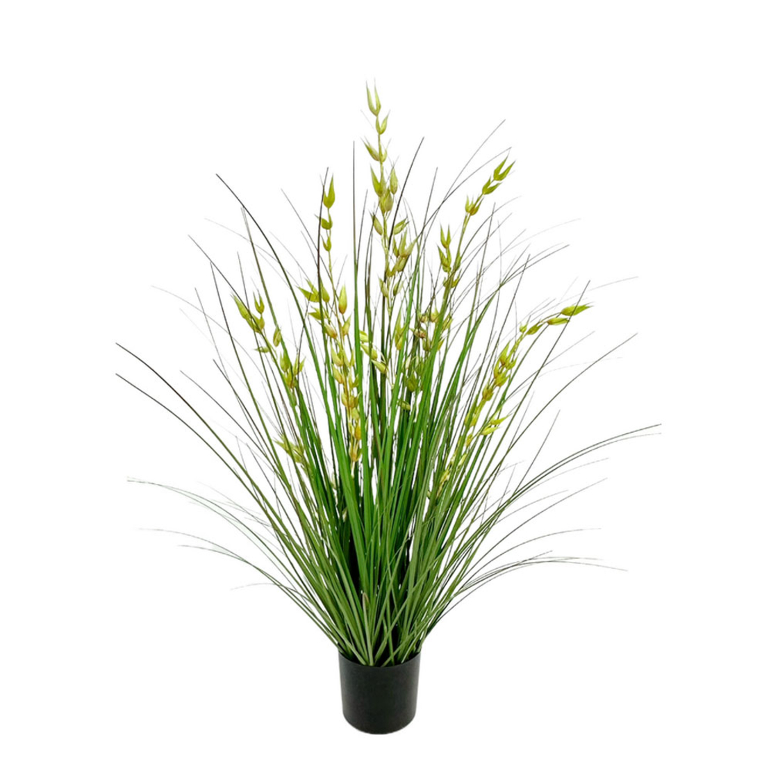 OAT GRASS ARTIFICIAL PLANT IN POT PVC GREEN H90CM