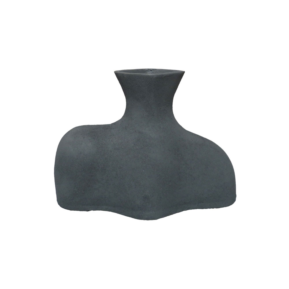 DANEET VASE 31x17x22 ALUMINIUM GREY