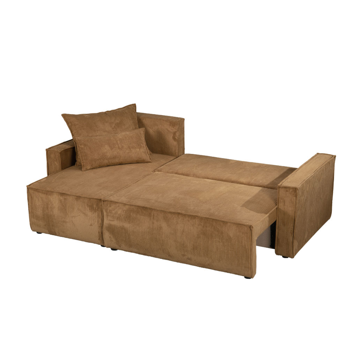 SAY SOFA BED REVERSABLE EASY CLEAN FABRIC CAMEL E1 EU