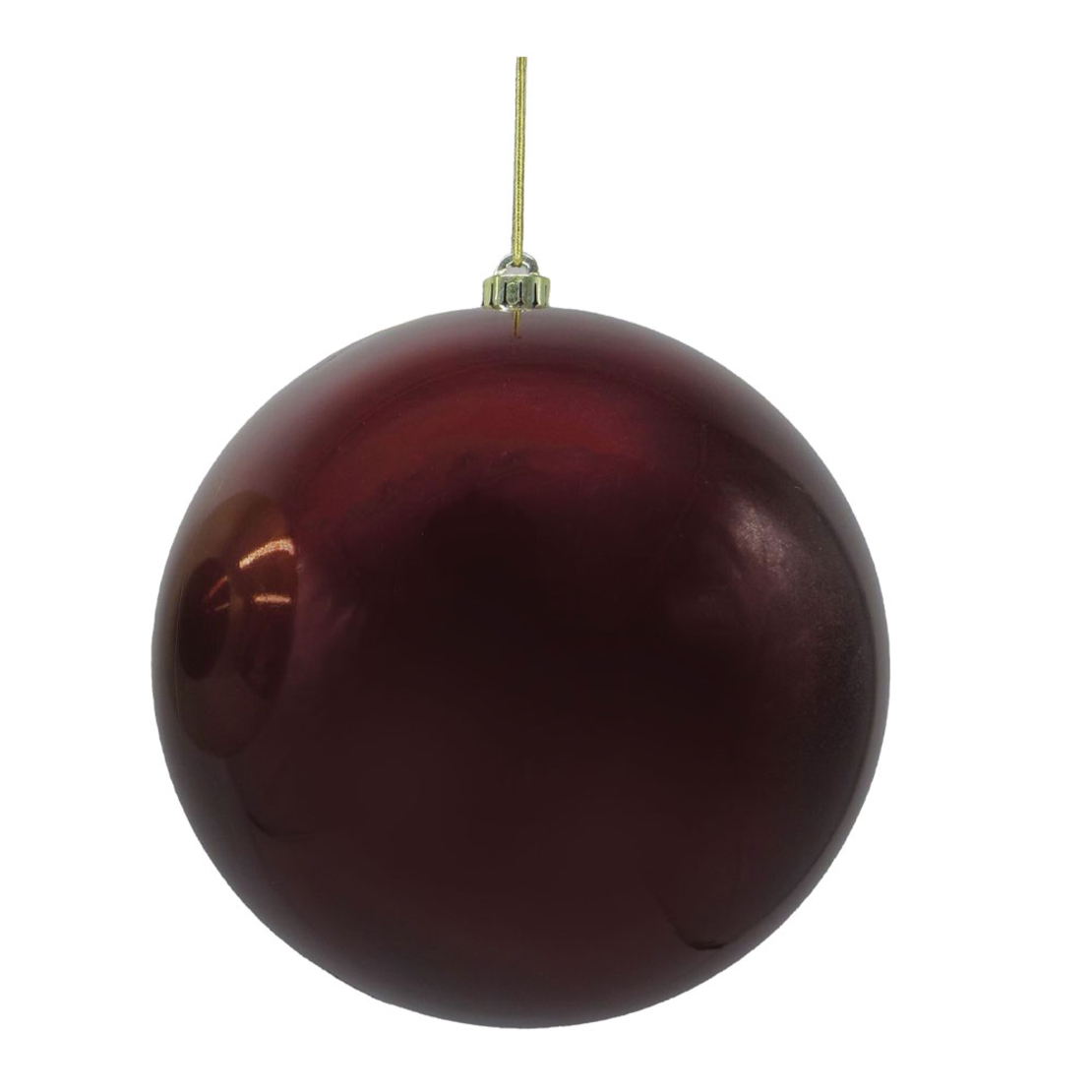 XMAS CAROL 25 PENDANT BALL PLASTIC BORDEAUX 25x25x