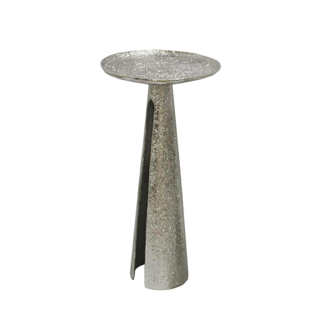 ARCO 62 SIDE TABLE ALUMINIUM NICKEL 30,5x30,5xH62cm IN