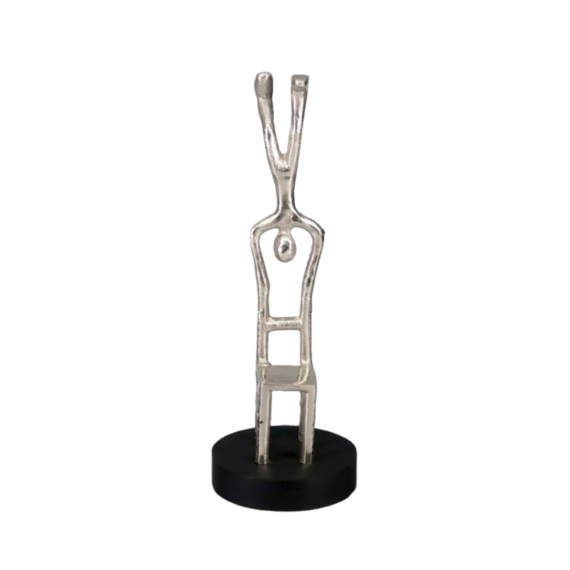 RAGEL 2 DECO FIGURE ALUMINIUM SILVER BLACK 12xH34c