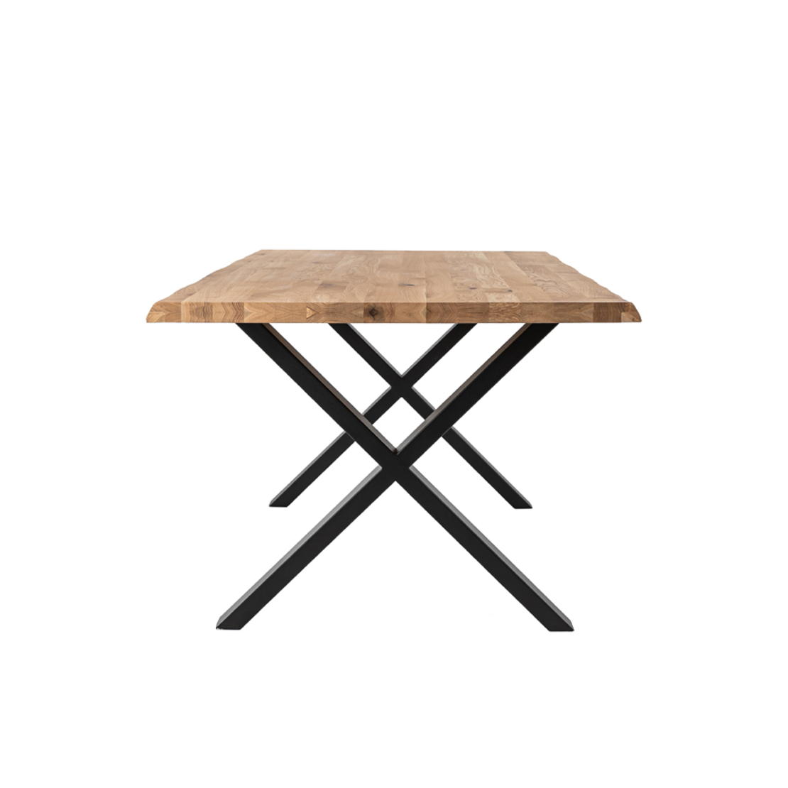 DILEGNO TABLE WOOD MANGO OAK NATURAL METAL BLACK E1 PRC